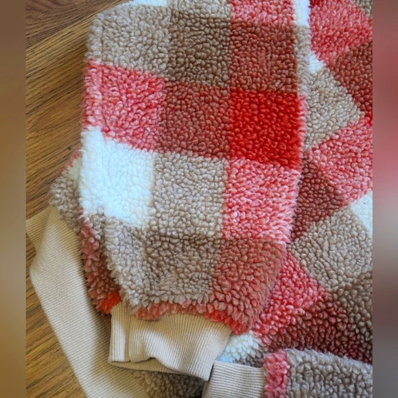 Zaful Long Sleeve Plaid Turtleneck Sweater Womens US M Fuzzy Style - Picture 8 of 8